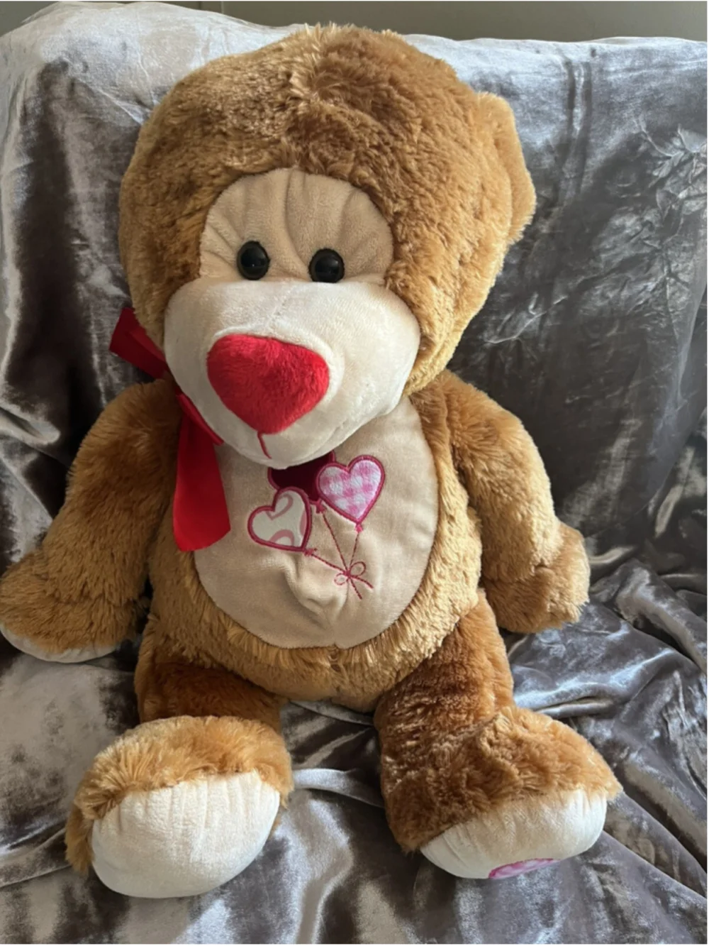 2013 Valentine's Day Plush Bear super cute , OR ANNIVERSARY , ANYTIME REALLY 19'